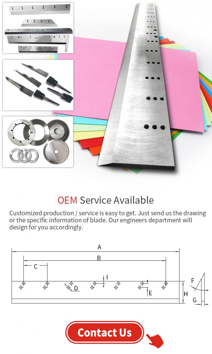 POLAR lub niestandardowa maszyna do cięcia papieru gilotynowa ostrze noż do cięcia papieru 7