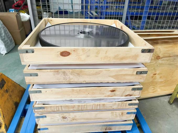 Automatyzacja 610 mm okrągły noż z piły kłodowej Noż z pierwiastkiem Noż do cięcia i cięcia papieru tkankowego 0