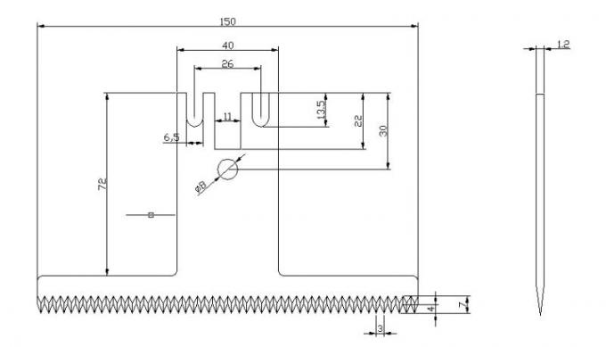 Noże do cięcia folii opakowaniowej plastikowy worek do cięcia ostrza do cięcia 0